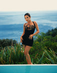 LAYER DRESS black